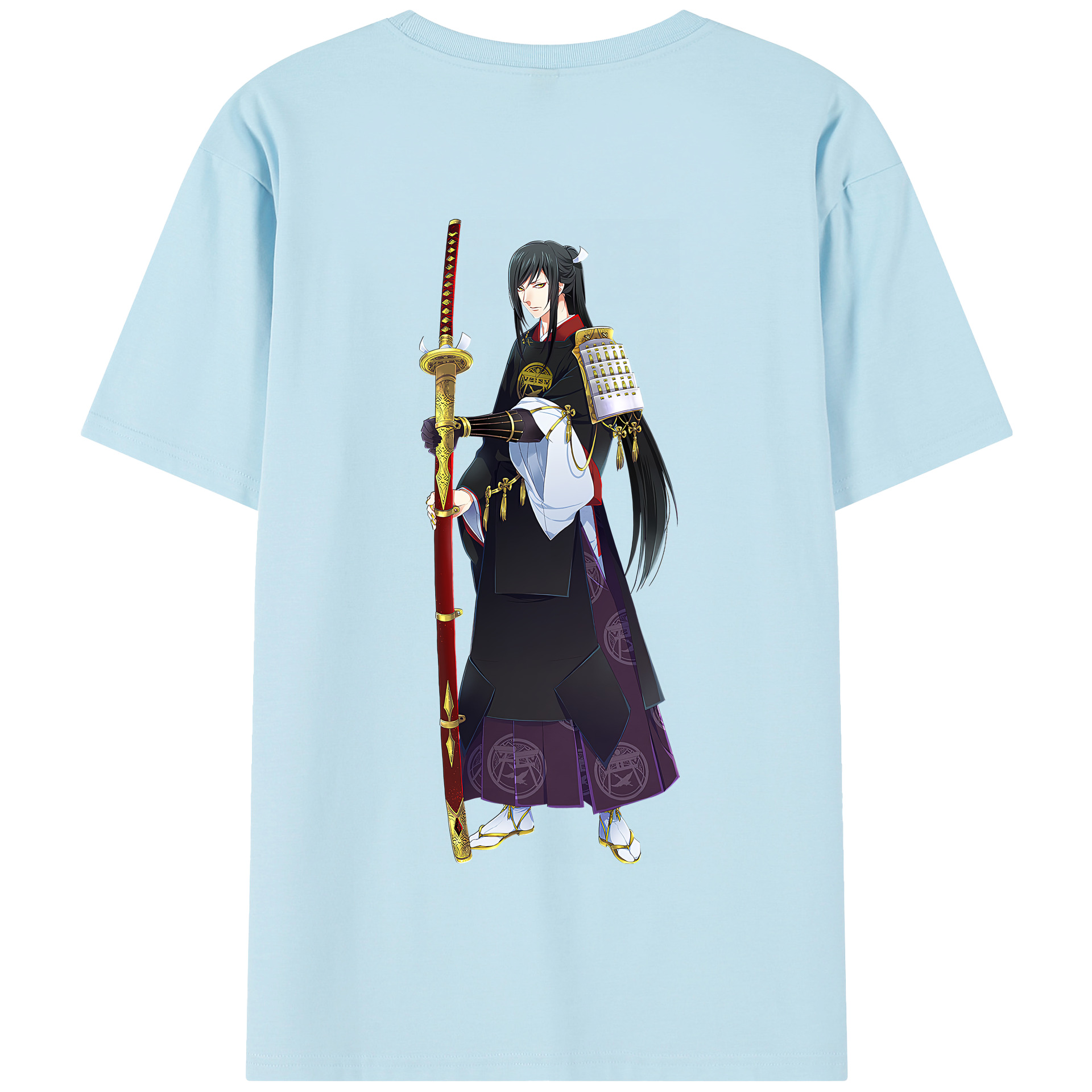 （画像用） 刀剣乱舞 Touken Ranbu 綿100％半袖Tシャツ（背面プリント）